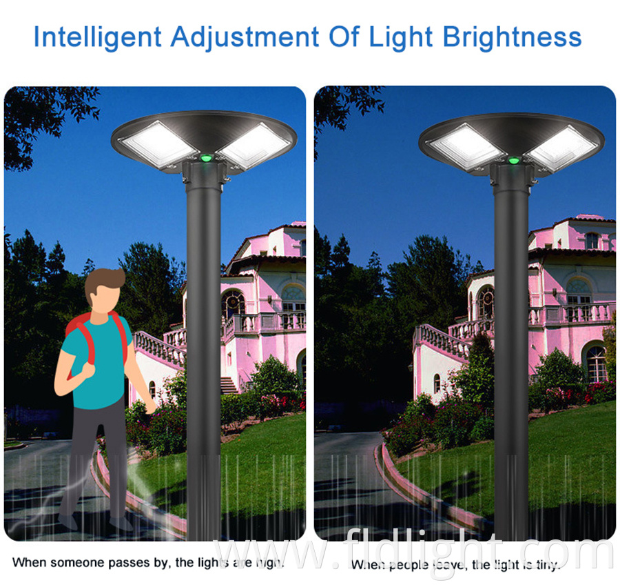 With Motion Sensor ufo all in one solar led street light